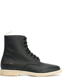 Bottes en cuir noires Common Projects