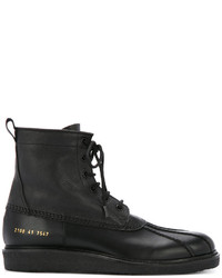 Bottes en cuir noires Common Projects