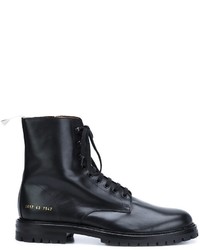 Bottes en cuir noires Common Projects