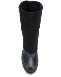 Bottes en cuir noires Casadei