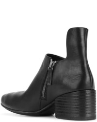 Bottes en cuir noires Marsèll