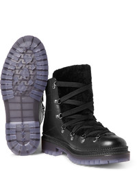 Bottes en cuir noires Jimmy Choo