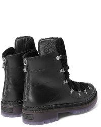 Bottes en cuir noires Jimmy Choo