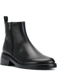 Bottes en cuir noires Ann Demeulemeester