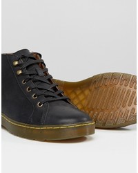 Bottes en cuir noires Dr. Martens