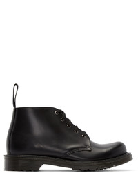 Bottes en cuir noires Dr. Martens