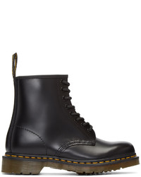 Bottes en cuir noires Dr. Martens