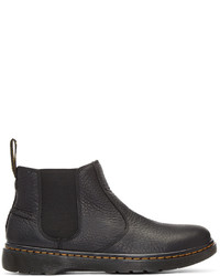 Bottes en cuir noires Dr. Martens