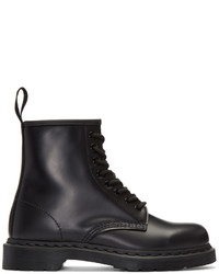 Bottes en cuir noires Dr. Martens