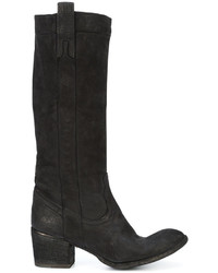 Bottes en cuir noires Fauzian Jeunesse'