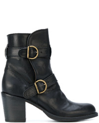 Bottes en cuir noires Fiorentini+Baker