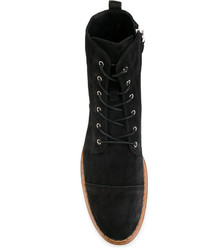 Bottes en cuir noires Tod's