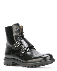 Bottes en cuir noires B Store