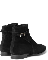 Bottes en cuir noires Tom Ford