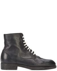 Bottes en cuir noires Guidi