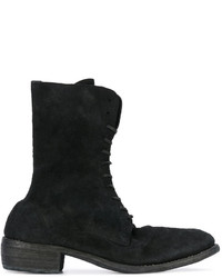 Bottes en cuir noires Guidi