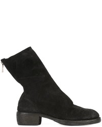 Bottes en cuir noires Guidi