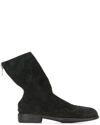 Bottes en cuir noires Guidi