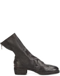 Bottes en cuir noires Guidi