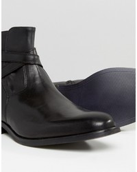 Bottes en cuir noires Aldo