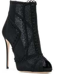Bottes en cuir noires Dolce & Gabbana