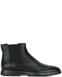 Bottes en cuir noires Hogan