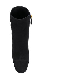 Bottes en cuir noires Giuseppe Zanotti Design