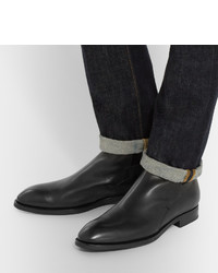 Bottes en cuir noires Tod's