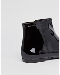 Bottes en cuir noires Vagabond