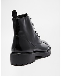 Bottes en cuir noires Vagabond