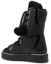 Bottes en cuir noires Nicholas Kirkwood