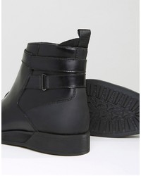 Bottes en cuir noires Aldo