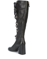 Bottes en cuir noires Laurence Dacade