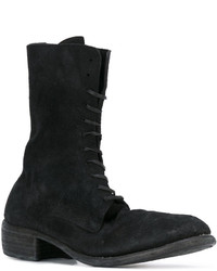 Bottes en cuir noires Guidi