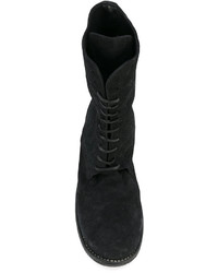 Bottes en cuir noires Guidi