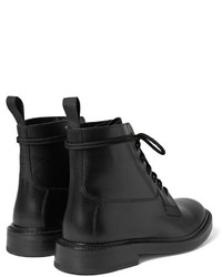 Bottes en cuir noires Sandro