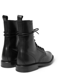 Bottes en cuir noires Saint Laurent