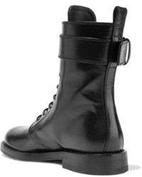 Bottes en cuir noires Ann Demeulemeester