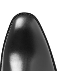 Bottes en cuir noires Saint Laurent
