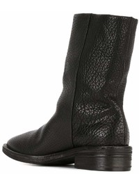 Bottes en cuir noires Marsèll