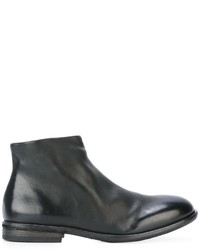 Bottes en cuir noires Marsèll