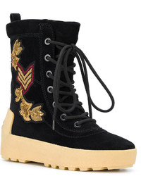 Bottes en cuir noires Ash