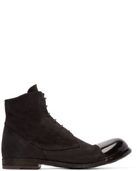 Bottes en cuir noires Officine Creative