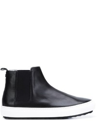 Bottes en cuir noires Pierre Hardy