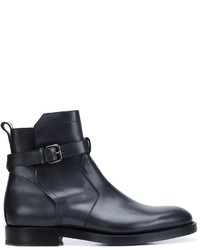 Bottes en cuir noires Pierre Hardy