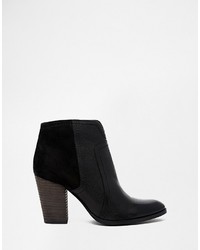 Bottes en cuir noires Dune