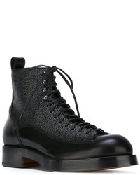 Bottes en cuir noires DSQUARED2