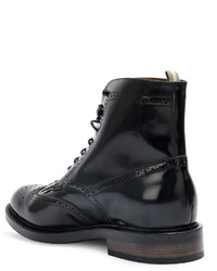 Bottes en cuir noires Officine Creative