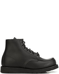 Bottes en cuir noires Red Wing Shoes