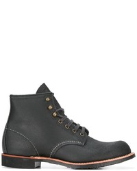 Bottes en cuir noires Red Wing Shoes